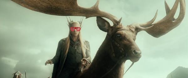 Do yourself a favor and google "Party Thranduil." THAT WHICH HAS BEEN SEEN CANNOT BE UNSEEN.